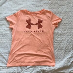Under Armour UA Rival Logo Women’s Short Sleeve - Coral Pink